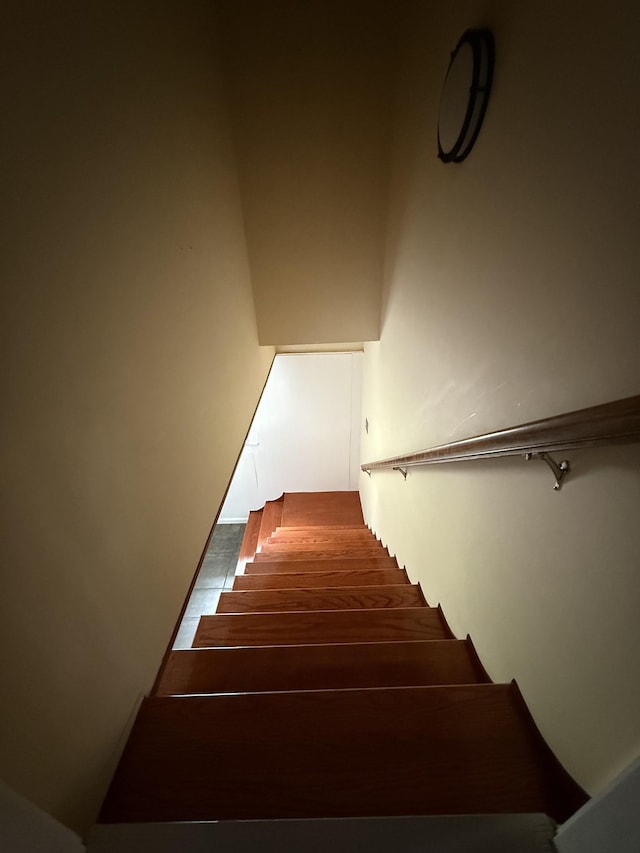1704 Deer Hollow Dr W, Lawrenceburg, TN 38464 - stairs with wood finished floors