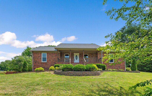 2952 Carters Creek Station Rd, Columbia, TN 38401 - single story home with brick siding and a front lawn