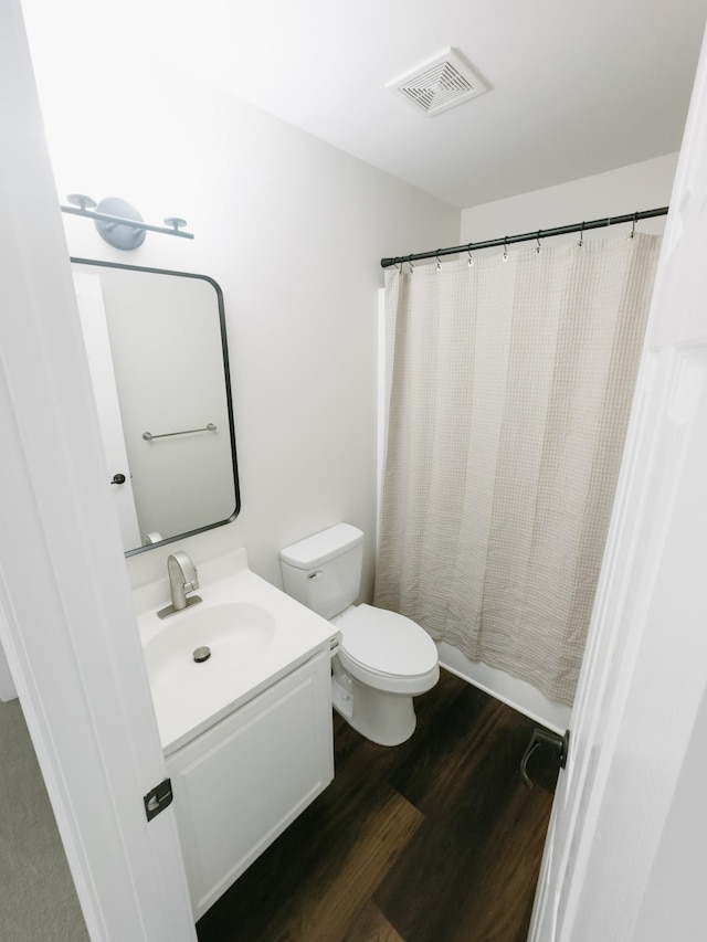 307 Fletcher Ct, Franklin, TN 37067 - full bath with vanity, toilet, and wood finished floors