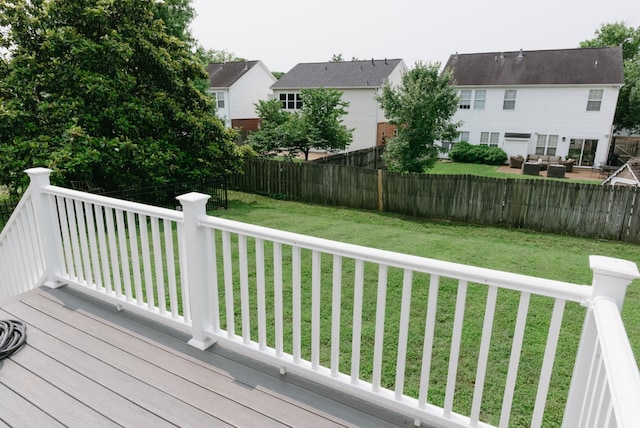 307 Fletcher Ct, Franklin, TN 37067 - wooden terrace with a residential view