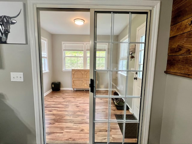 831 Harris Rd, Dickson, TN 37055 - entryway featuring light wood-type flooring and baseboards