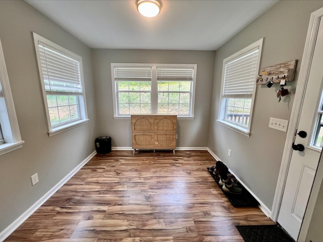 831 Harris Rd, Dickson, TN 37055 - empty room with healthy amount of natural light, wood finished floors, and baseboards