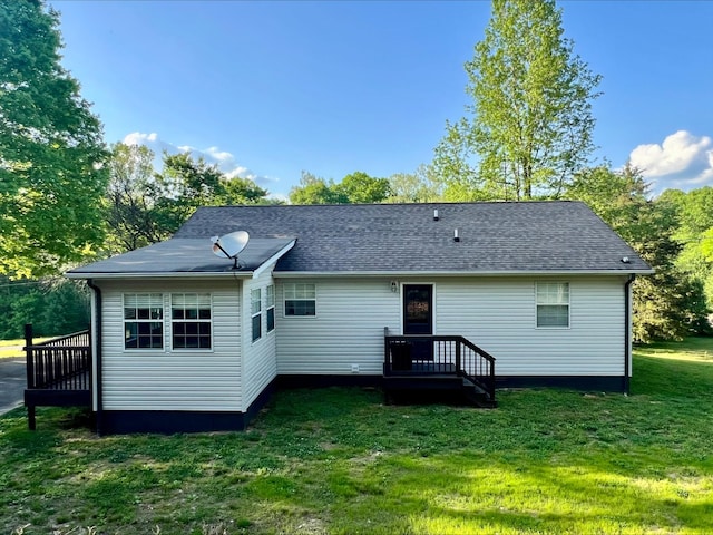 831 Harris Rd, Dickson, TN 37055 - back of property featuring a yard