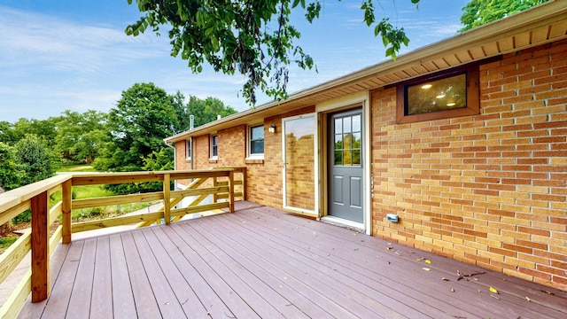 110 Lynn Ln, Old Hickory, TN 37138 - view of wooden deck