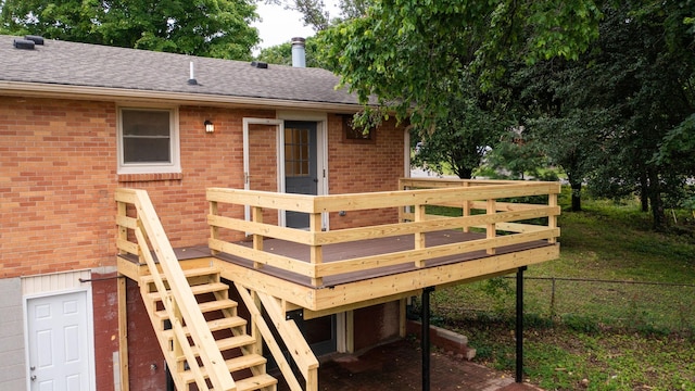 110 Lynn Ln, Old Hickory, TN 37138 - wooden deck featuring stairs