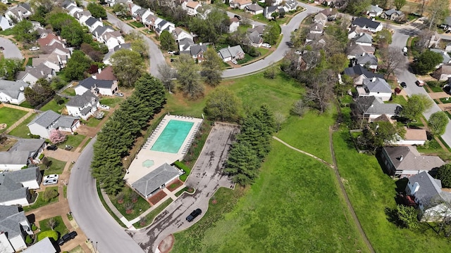 1030 Meandering Way, Franklin, TN 37067 - aerial overview of property's location featuring nearby suburban area and a pool