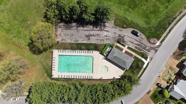 1030 Meandering Way, Franklin, TN 37067 - bird's eye view of a pool area