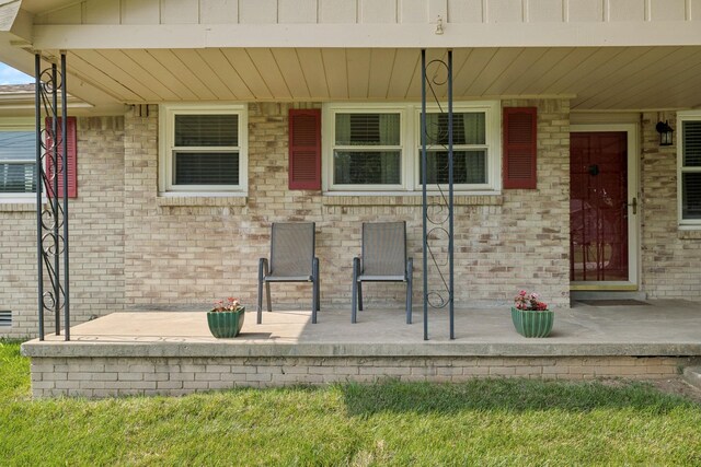 4904 Rainier Dr, Old Hickory, TN 37138 - property entrance with brick siding