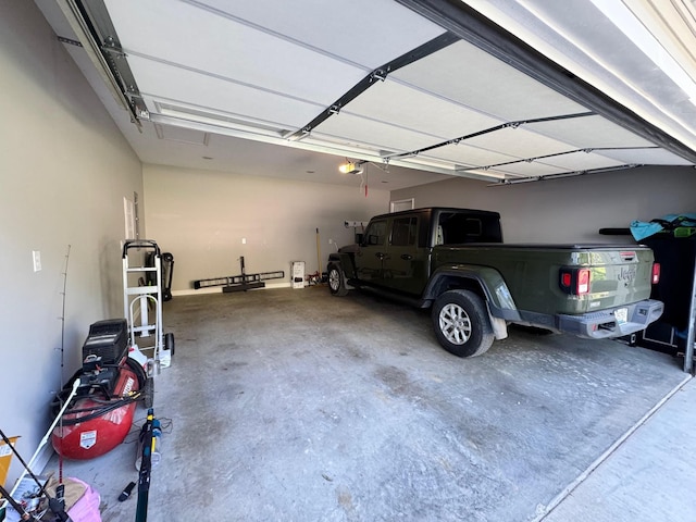 111 Stellar Ct, Clarkrange, TN 38553 - garage featuring a garage door opener