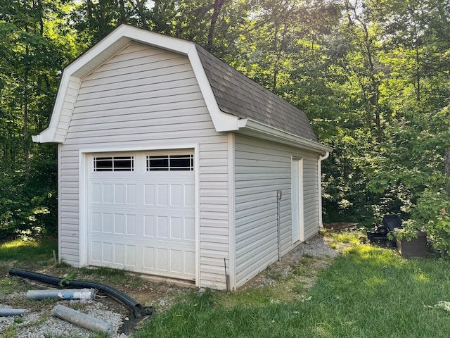 111 Stellar Ct, Clarkrange, TN 38553 - view of detached garage