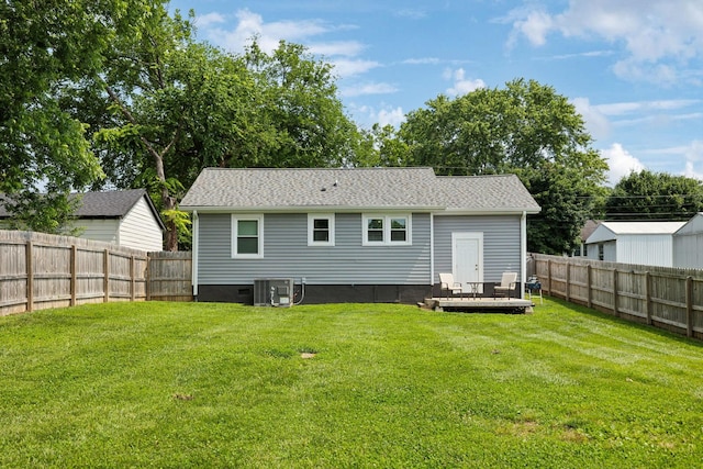 807 Brown St, Columbia, TN 38401 - rear view of property featuring central air condition unit