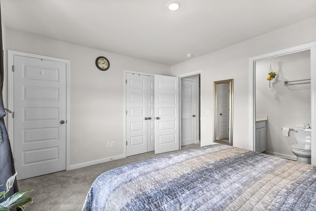 2563 Drumwright Way, Columbia, TN 38401 - bedroom with baseboards, carpet flooring, and ensuite bath
