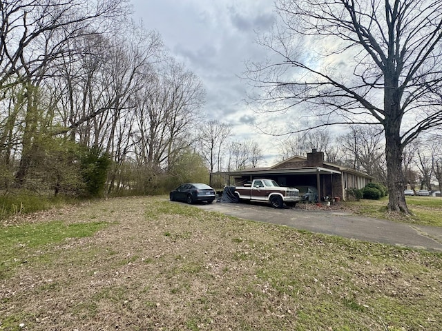 345 Lockert Pl, Clarksville, TN 37043 - view of yard with asphalt driveway
