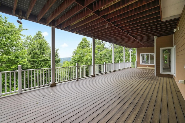 1853 Lafever Ridge Rd, Silver Point, TN 38582 - view of wooden terrace