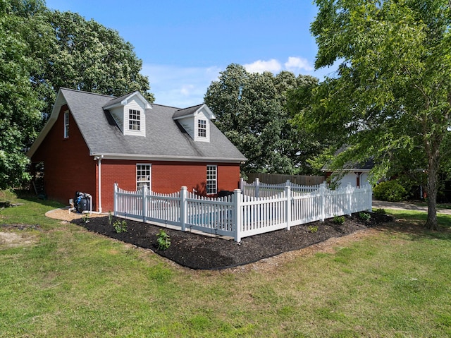 154 Jasons Way, Leoma, TN 38468 - view of property exterior with brick siding and roof with shingles