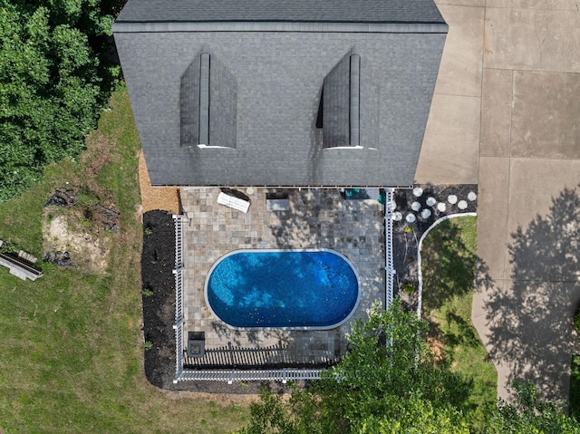 154 Jasons Way, Leoma, TN 38468 - aerial view of property and surrounding area with a pool area