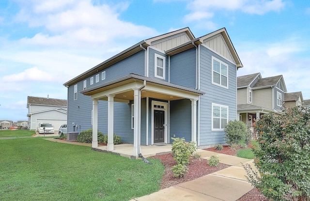 18 Pointer Pl, Lebanon, TN 37087 - view of front of property featuring board and batten siding, a front yard, and a porch