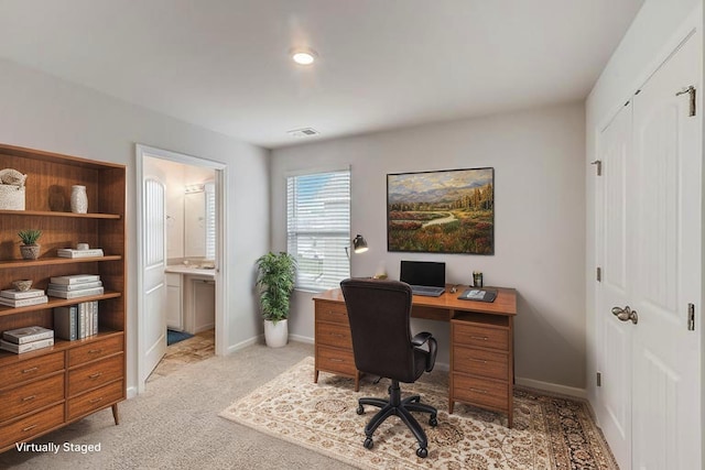 18 Pointer Pl, Lebanon, TN 37087 - office area with light colored carpet and baseboards