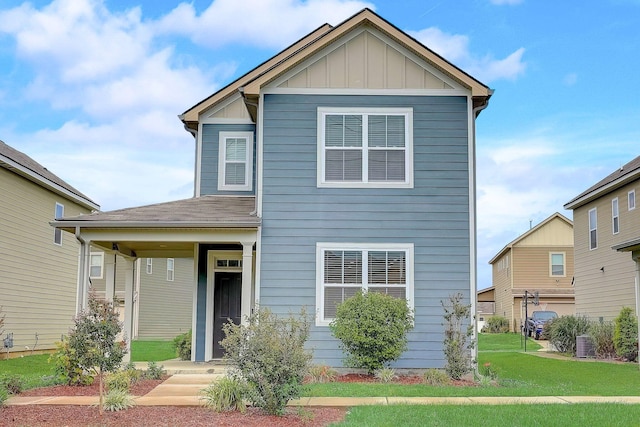 18 Pointer Pl, Lebanon, TN 37087 - craftsman-style home with a front yard and board and batten siding