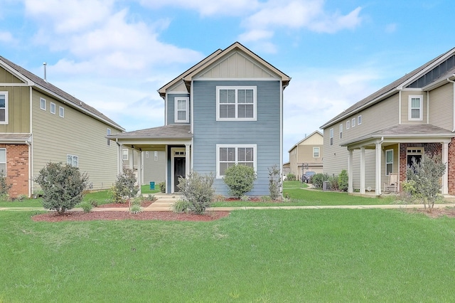 18 Pointer Pl, Lebanon, TN 37087 - view of front of property with a front yard and board and batten siding