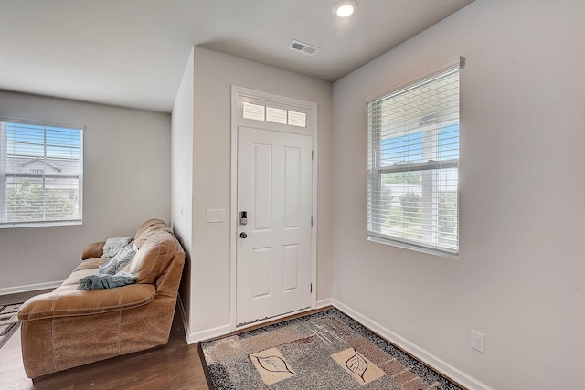 18 Pointer Pl, Lebanon, TN 37087 - foyer featuring dark wood finished floors and recessed lighting