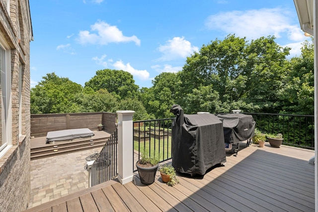 119 Abercairn Dr, Franklin, TN 37064 - view of wooden deck