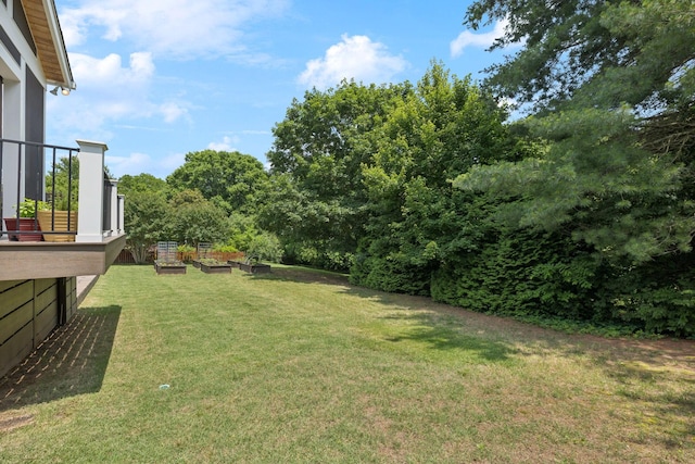 119 Abercairn Dr, Franklin, TN 37064 - view of green lawn with a garden