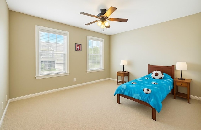 119 Abercairn Dr, Franklin, TN 37064 - carpeted bedroom with baseboards and a ceiling fan