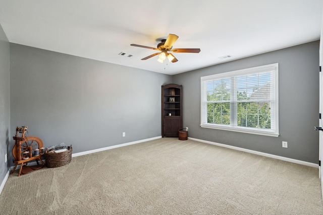 119 Abercairn Dr, Franklin, TN 37064 - carpeted spare room with baseboards and a ceiling fan