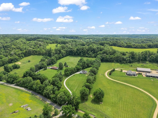 4291 Skelley Rd, Santa Fe, TN 38482 - overview of rural landscape with a heavily wooded area
