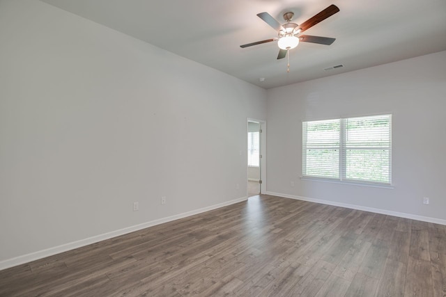 1003 Autumnwood Dr, Dickson, TN 37055 - unfurnished room featuring wood finished floors and ceiling fan
