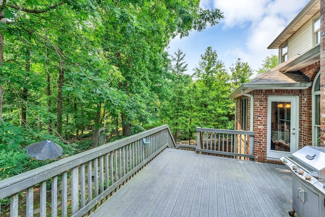 4090 Ironwood Dr, Greenbrier, TN 37073 - deck with a grill