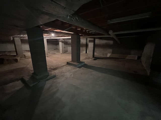 212 N 3rd St, Pulaski, TN 38478 - view of unfinished below grade area