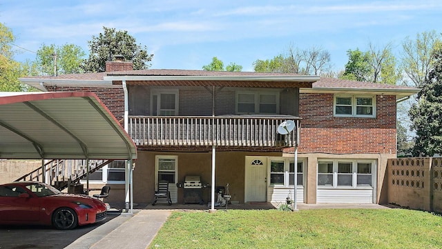 1618 Woodside Dr, Lebanon, TN 37087 - townhome / multi-family property with a chimney and stucco siding