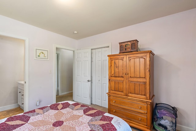 1618 Woodside Dr, Lebanon, TN 37087 - bedroom featuring baseboards and a closet