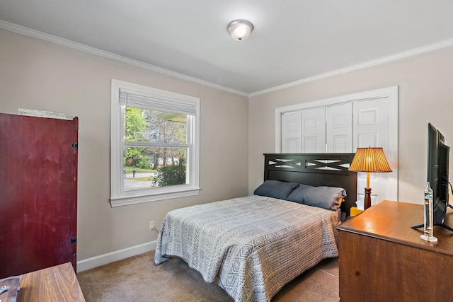 1618 Woodside Dr, Lebanon, TN 37087 - carpeted bedroom with ornamental molding and baseboards
