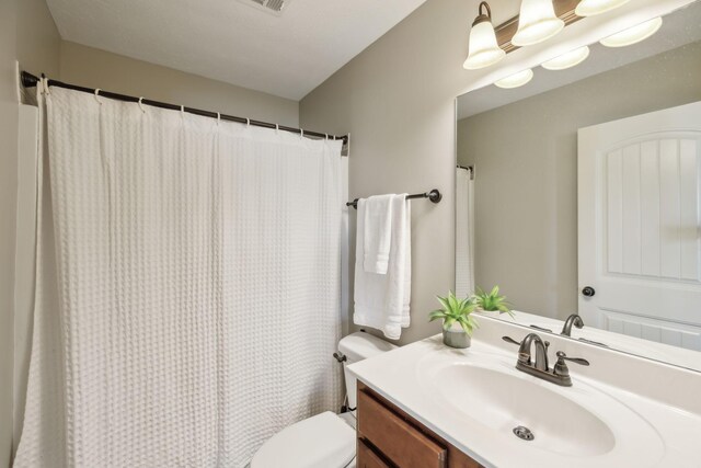 4219 Zephyr Ct, Murfreesboro, TN 37128 - bathroom featuring toilet, vanity, and curtained shower