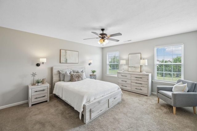 4219 Zephyr Ct, Murfreesboro, TN 37128 - carpeted bedroom featuring baseboards and ceiling fan