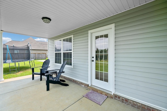 4219 Zephyr Ct, Murfreesboro, TN 37128 - view of patio featuring a trampoline