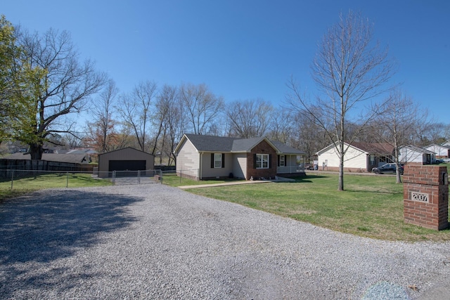 2007 Orchard Dr, Greenbrier, TN 37073 - single story home featuring an outdoor structure and a garage