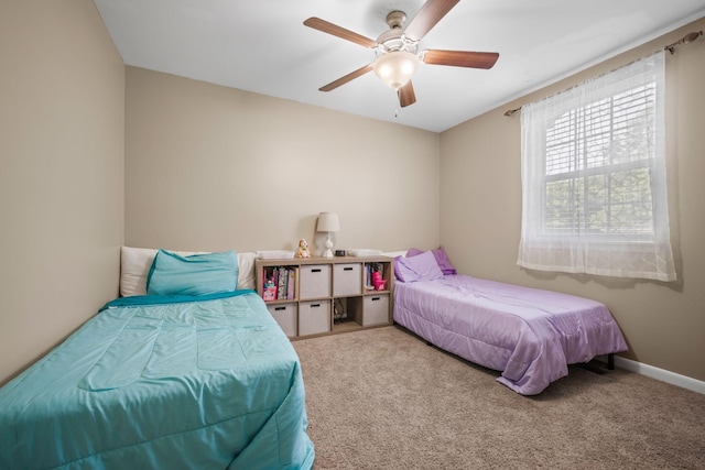 7116 Meadow View Dr, Fairview, TN 37062 - carpeted bedroom featuring ceiling fan and baseboards