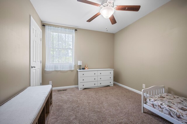 7116 Meadow View Dr, Fairview, TN 37062 - carpeted bedroom featuring baseboards and ceiling fan