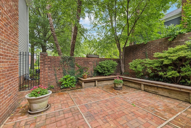 907 Paddock Park, Nashville, TN 37220 - fenced backyard featuring a patio area and a gate