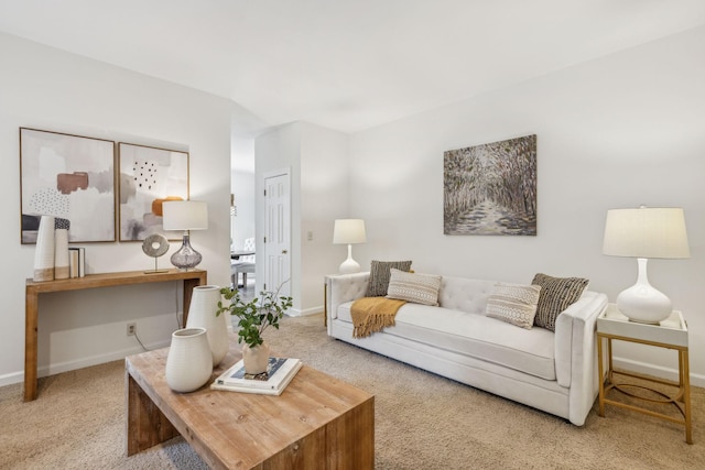 907 Paddock Park, Nashville, TN 37220 - living room featuring carpet flooring and baseboards
