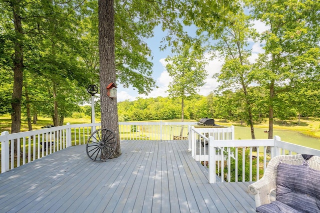 222 Bennie Camp Rd, Dunlap, TN 37327 - view of wooden deck