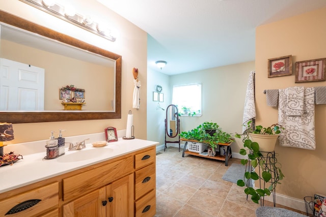 222 Bennie Camp Rd, Dunlap, TN 37327 - bathroom featuring vanity and baseboards