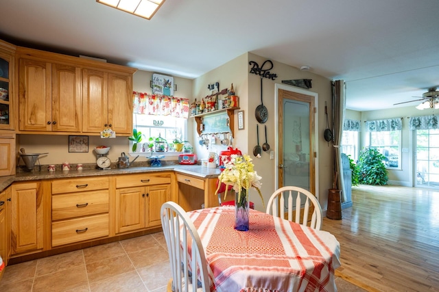 222 Bennie Camp Rd, Dunlap, TN 37327 - dining room with a ceiling fan