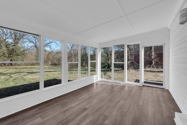 806 Drummond Dr, Nashville, TN 37211 - unfurnished sunroom featuring wood finished floors