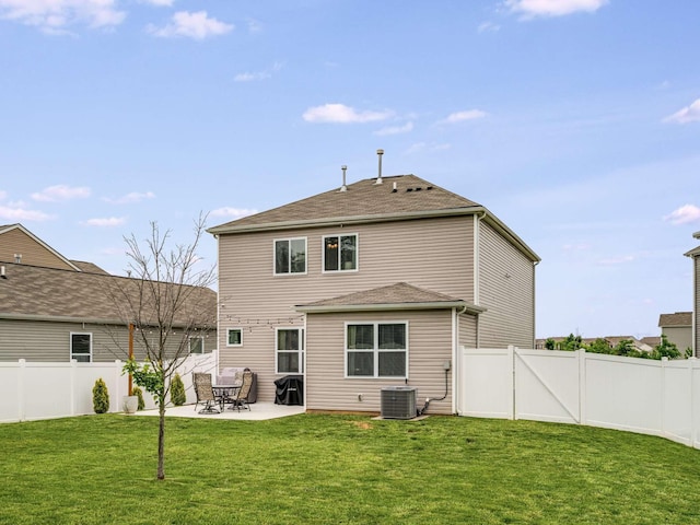 7231 Carrie Ct, Antioch, TN 37013 - rear view of house with a patio and roof with shingles