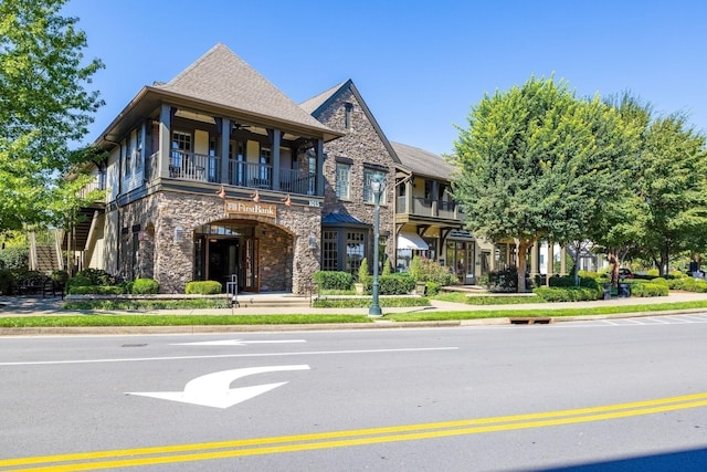 118 Jasper Ave, Franklin, TN 37064 - multi unit property with a balcony and stone siding